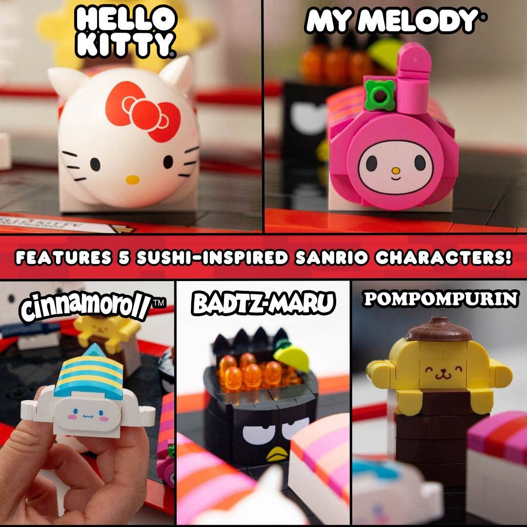 Hello Kitty Sushi Bar Brickcraft Building Set