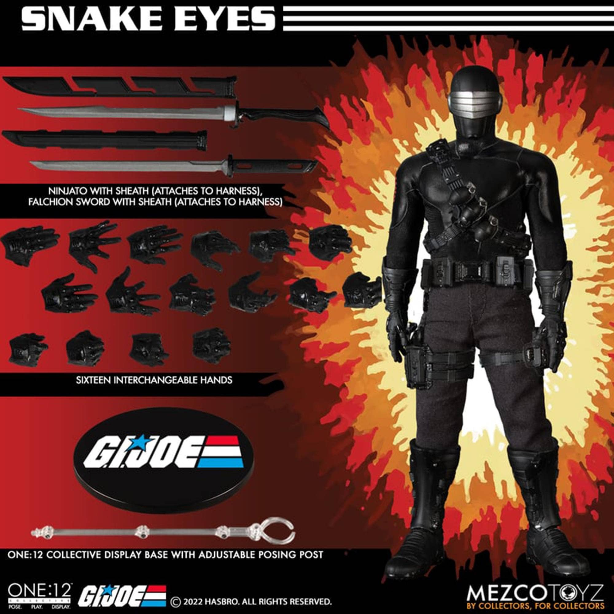 GI Joe One:12 Collective Deluxe Snake Eyes