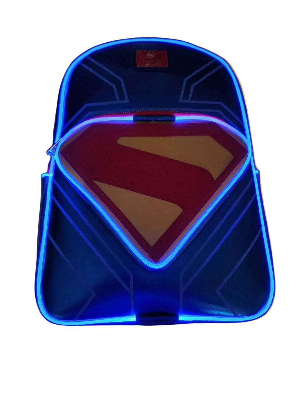 Superman Metallic Blue Backpack – DC Comics Collectible Backpack