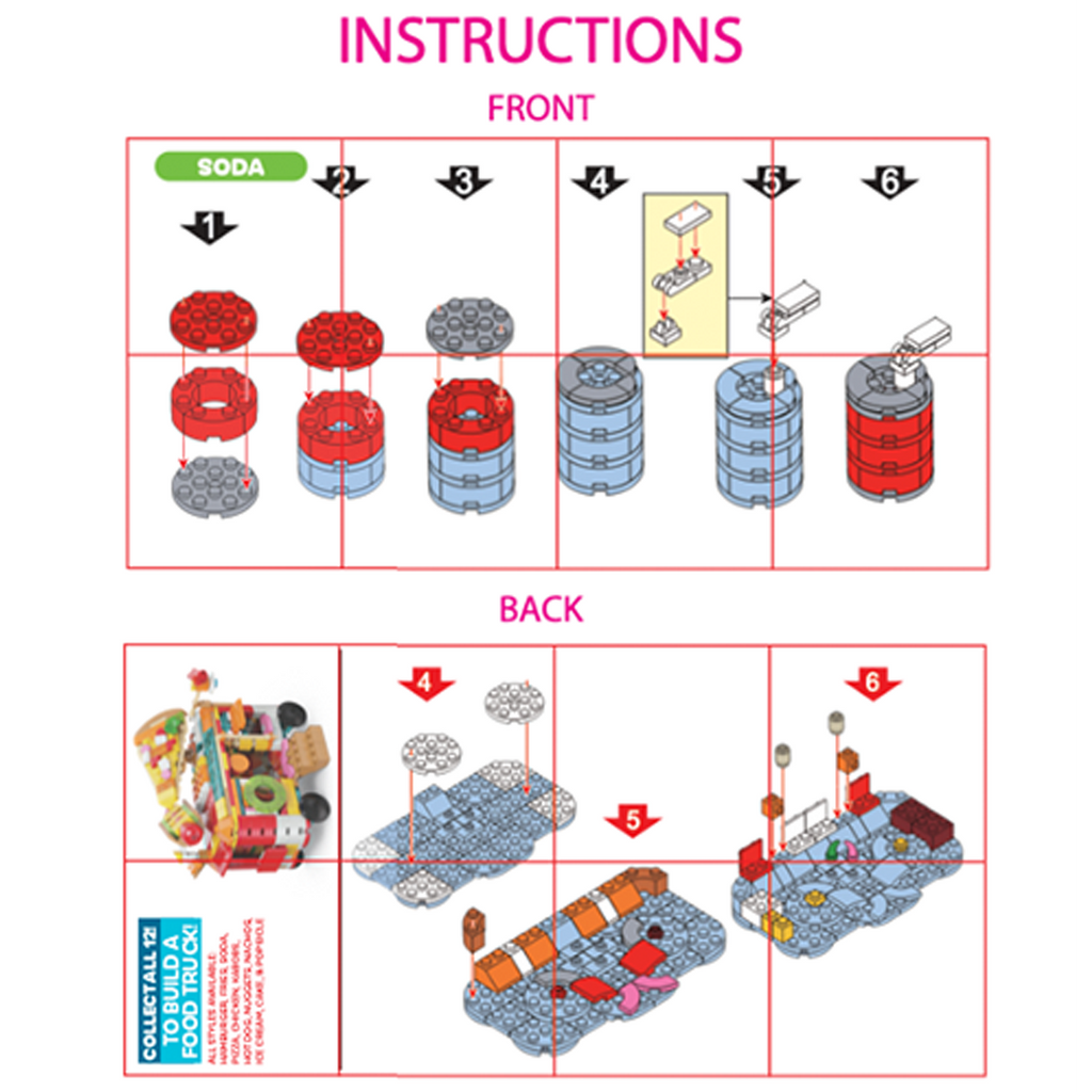 So Much Fun! Micro Block Fast Food Sets