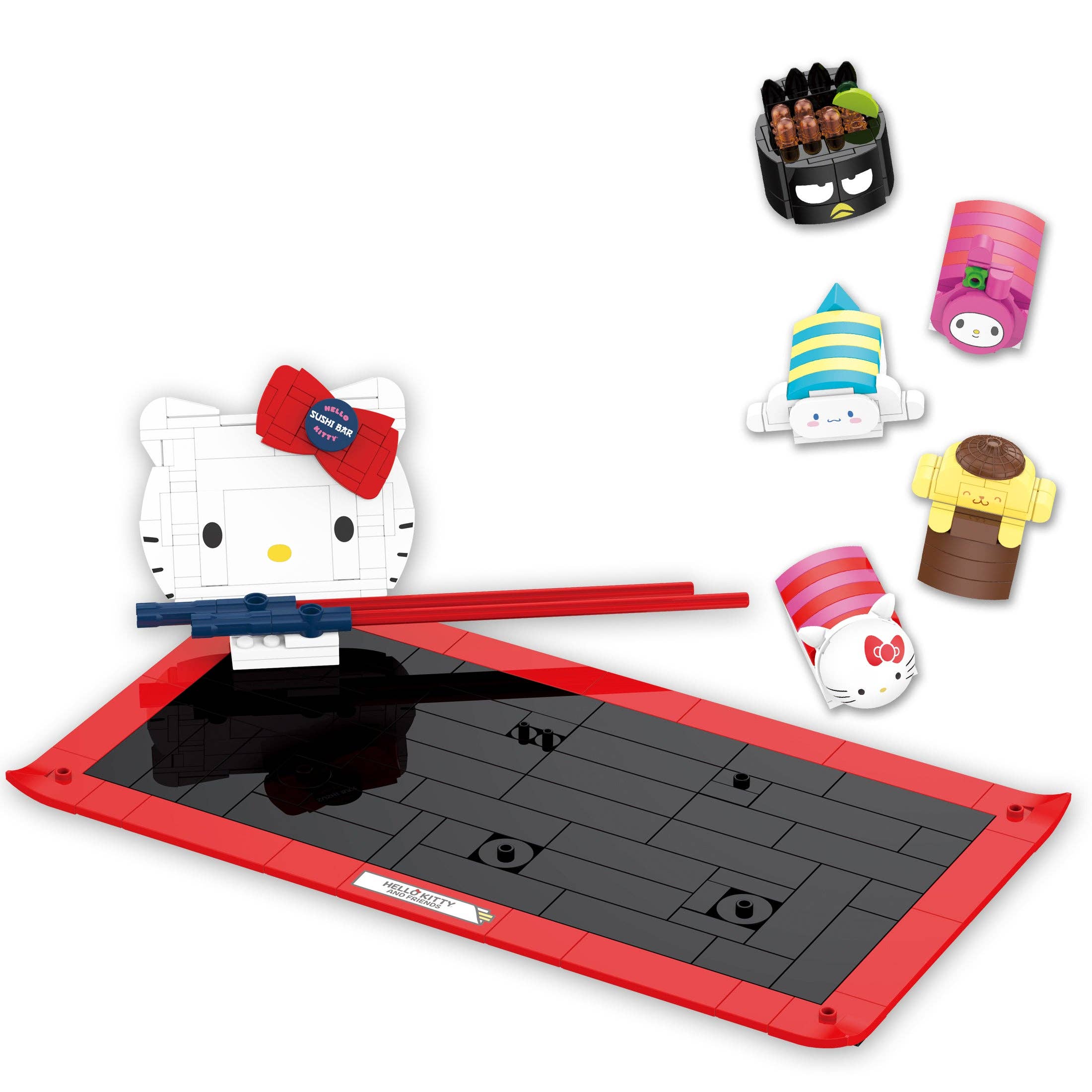 Hello Kitty Sushi Bar Brickcraft Building Set
