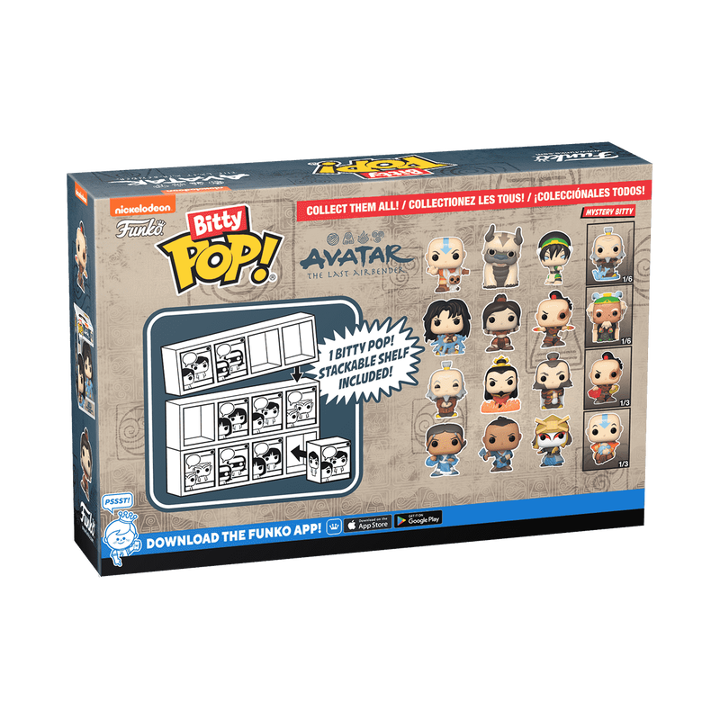 Bitty Pop! Avatar The Last Airbender 4-Pack Series 3
