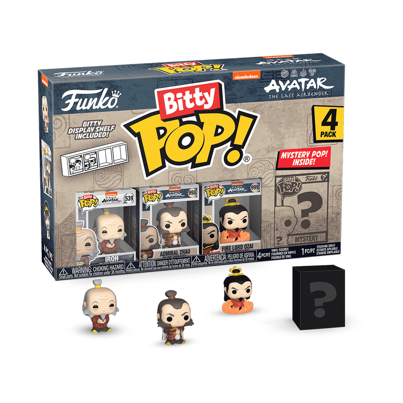 Bitty Pop! Avatar The Last Airbender 4-Pack Series 3