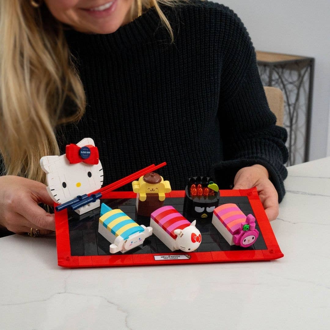 Hello Kitty Sushi Bar Brickcraft Building Set