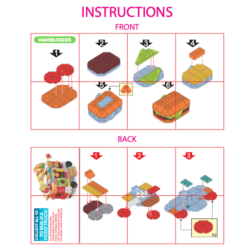 So Much Fun! Micro Block Fast Food Sets