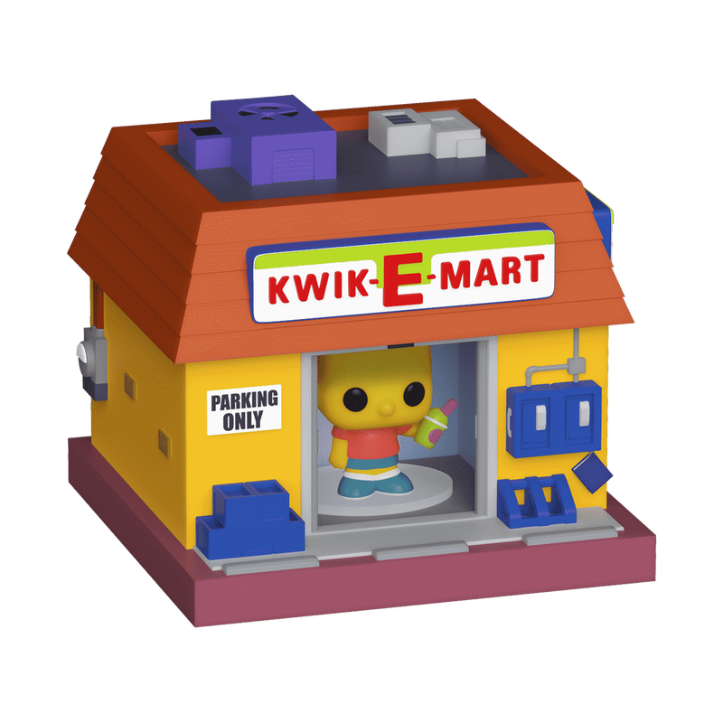 The Simpsons: Bart Simpson & Kwik-E-Mart – Funko Bitty Pop! Towns