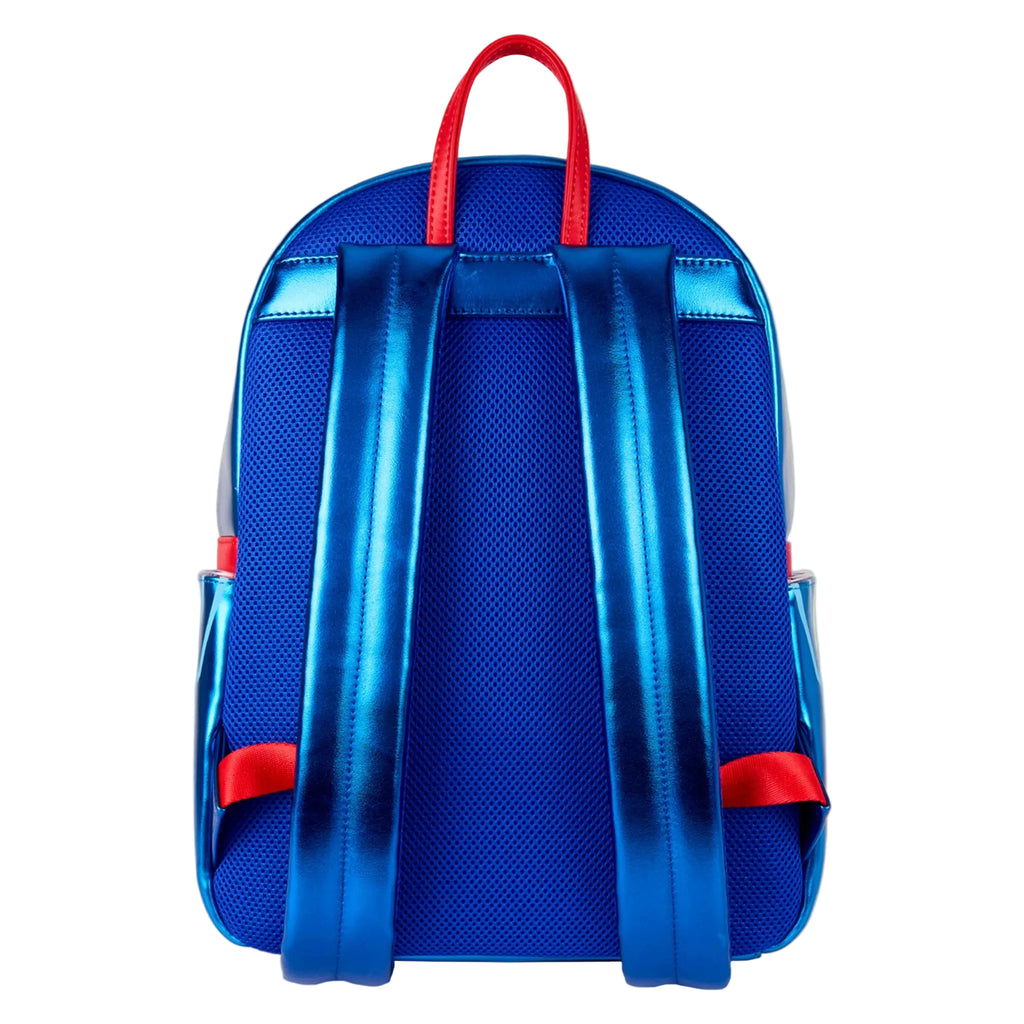 Superman Metallic Blue Backpack – DC Comics Collectible Backpack