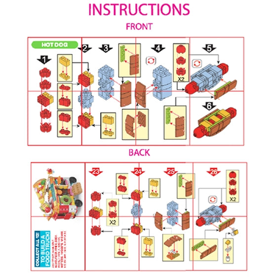 So Much Fun! Micro Block Fast Food Sets