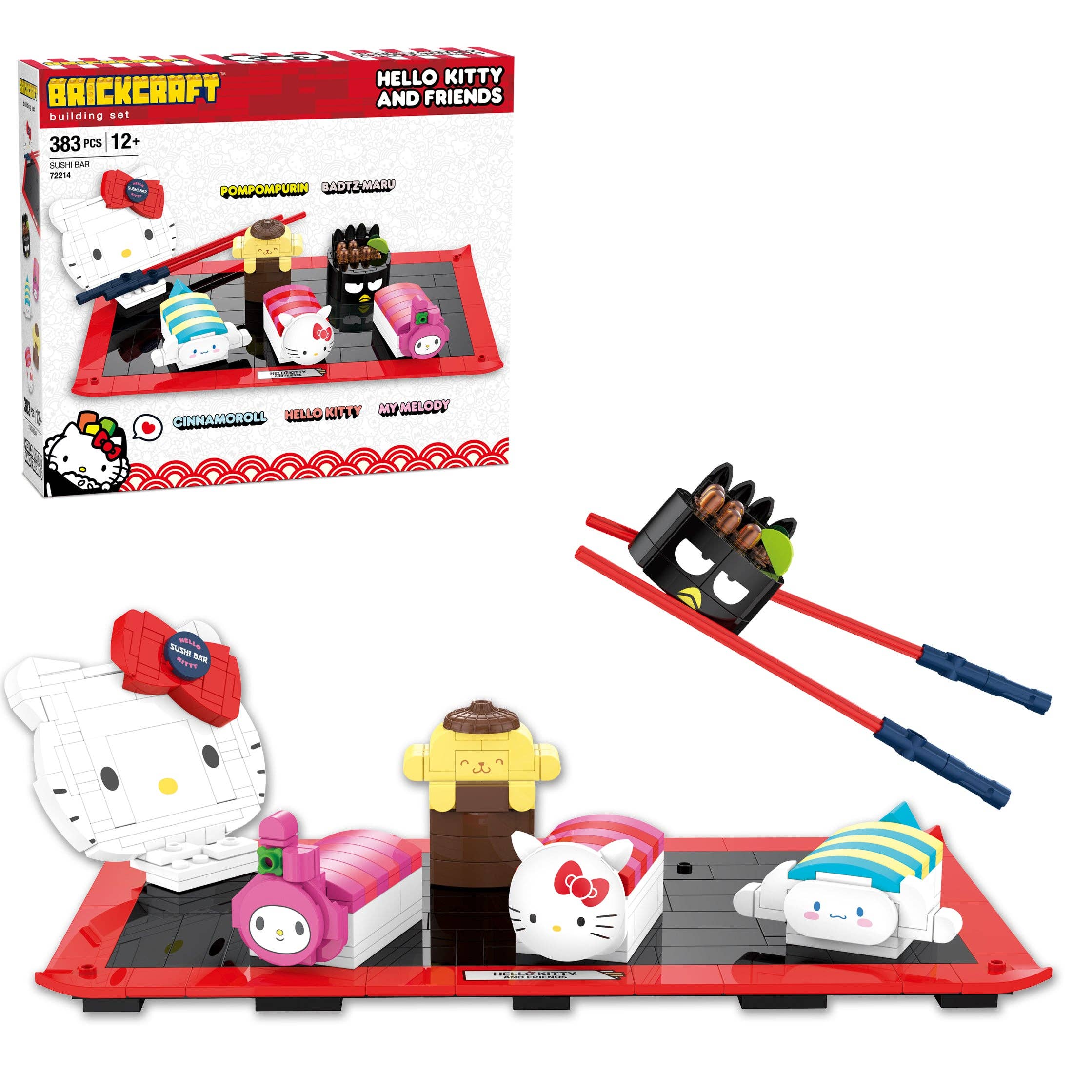 Hello Kitty Sushi Bar Brickcraft Building Set