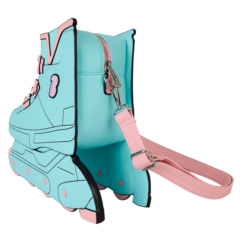 Barbie x Loungefly Convertible Crossbody Bag – Pastel Blue & Pink