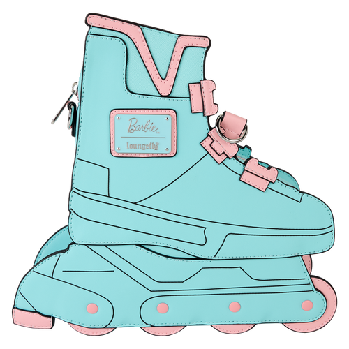 Barbie x Loungefly Convertible Crossbody Bag – Pastel Blue & Pink