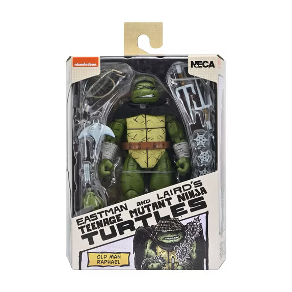 Teenage Mutant Ninja Turtles (Mirage Comics) 7" Old Man Raphael Action Figure, by NECA