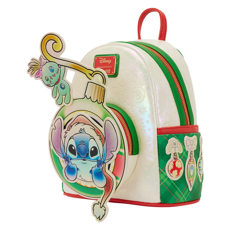 Stitch & Scrump Iridescent Holiday Ornament Mini Backpack