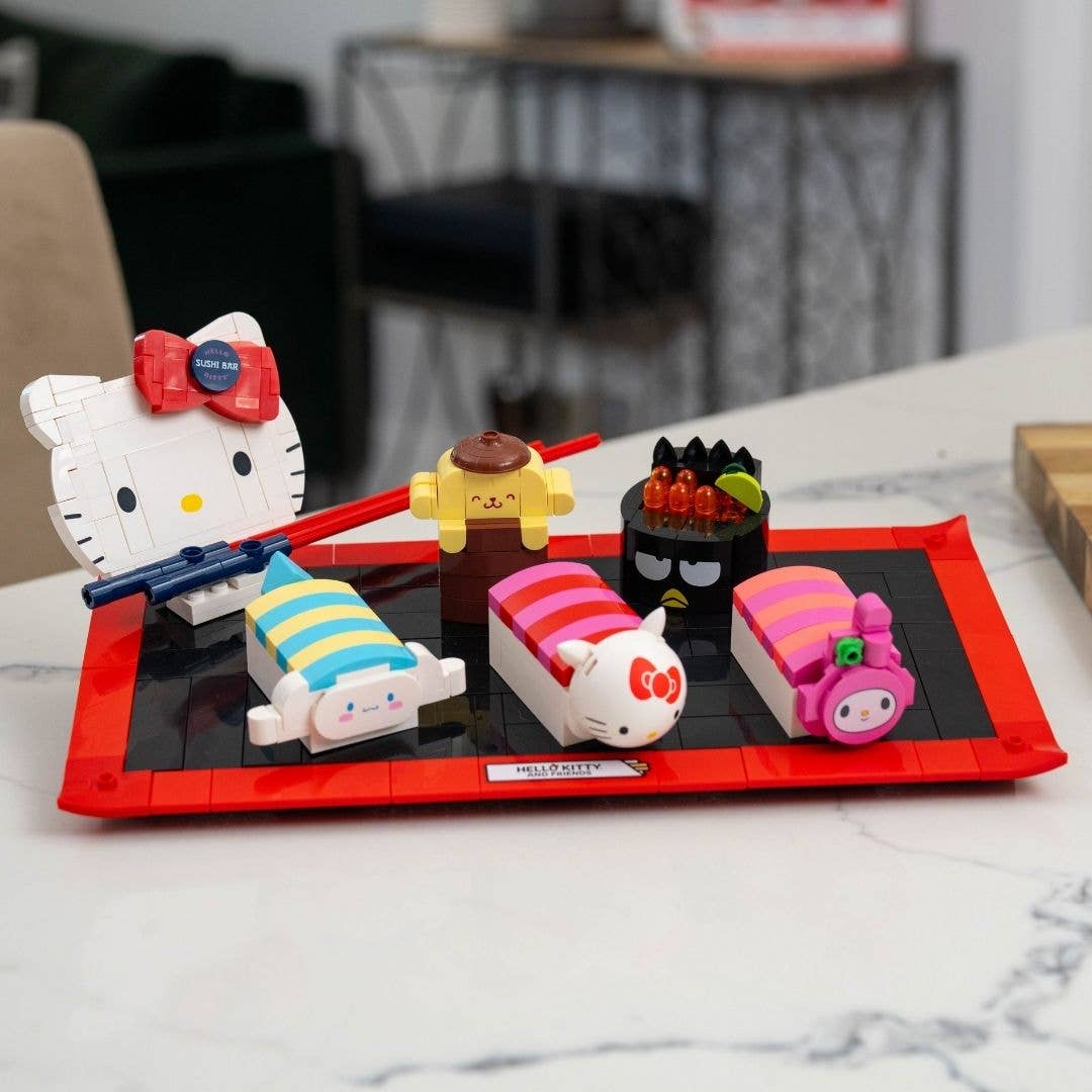 Hello Kitty Sushi Bar Brickcraft Building Set