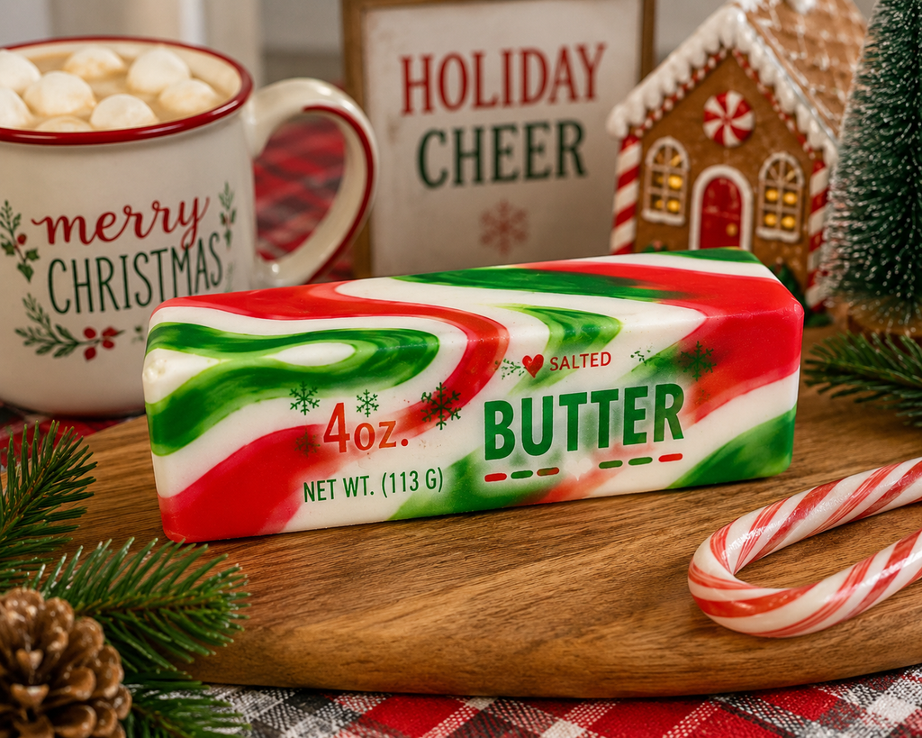 Holiday Swirl Butter Squishy