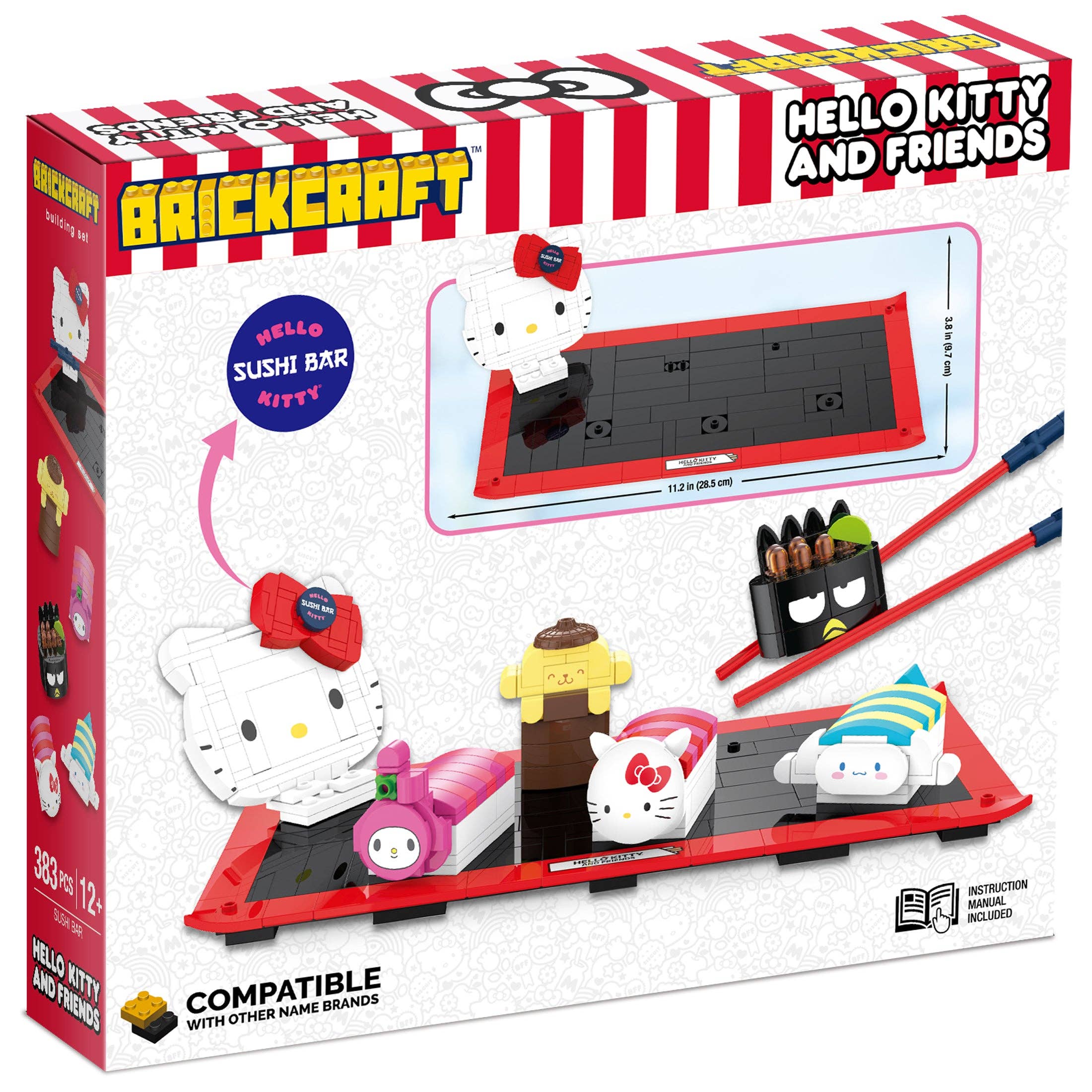 Hello Kitty Sushi Bar Brickcraft Building Set