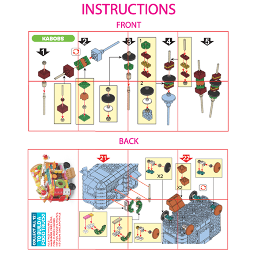 So Much Fun! Micro Block Fast Food Sets