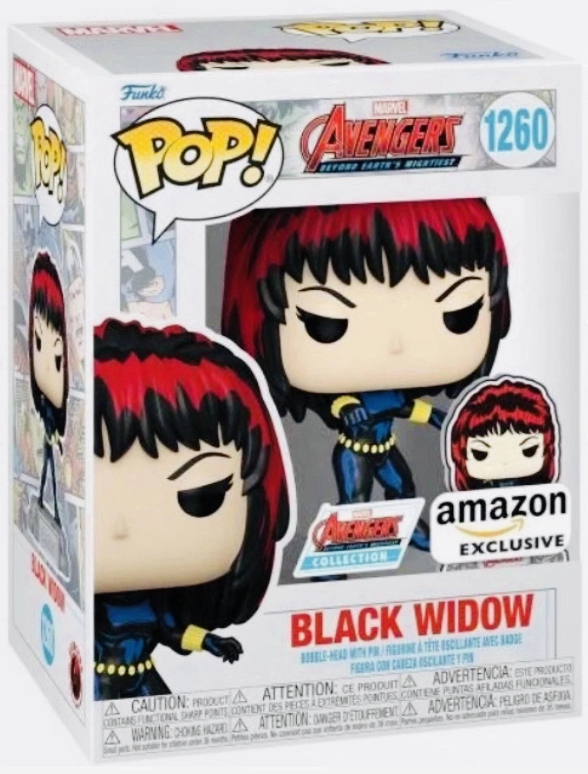 Marvel Avengers – Black Widow #1260 Amazon Exclusive w/ Pin
